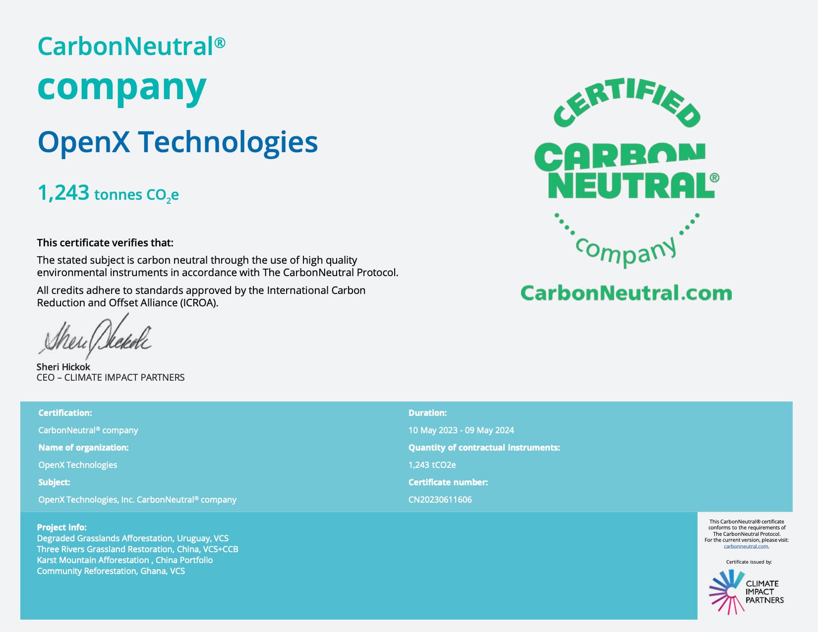 Carbon Neutral Company